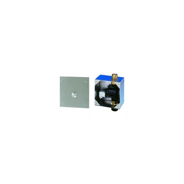 SLW 01PA Устройство смыва унитаза с пьезо кнопкой, с антивандальной крышкой, для напорной воды, 24 В