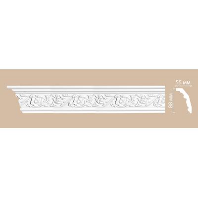 Потолочный плинтус с орнаментом DECOMASTER 95323 (88*55*2400)