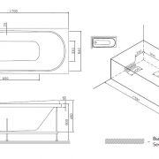 Панель фронтальная для ванны A0 170х70 см AM.PM Like W80A-170-070W-P