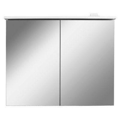 Зеркальный шкаф с LED-подсветкой, 80 см, цвет: белый, глянец AM.PM Spirit 2.0 M70AMCX0801WG