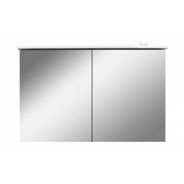 Зеркальный шкаф с LED-подсветкой, 100 см, цвет: белый, глянец AM.PM Spirit 2.0 M70AMCX1001WG