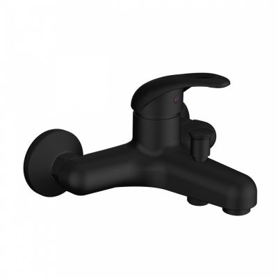 Смеситель для ванны, материал полимер, цвет черный Dorff Comfort D8010000BL
