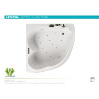 Ванна угловая Акватика Матрица Basic 155x155x73