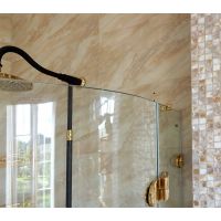 Душевое ограждение трехсегментное LUX MELIORI GK-001 GuteWetter четверть круга