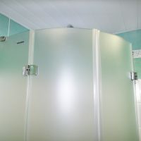 Душевое ограждение четырехсегментное LUX MELIORI GK-002 GuteWetter четверть круга