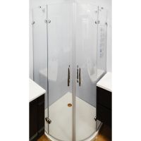 Душевое ограждение четырехсегментное LUX MELIORI GK-002 GuteWetter четверть круга