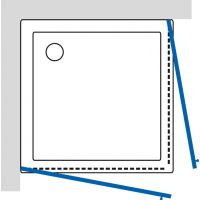Душевой уголок GuteWetter TREND SQUARE GK-862А 110х200