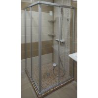 Душевое ограждение квадратное четырехсегментное PRACTIC SQUARE GK-422 GuteWetter