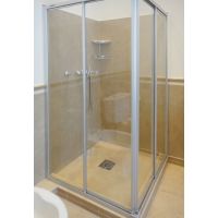 Душевое ограждение квадратное четырехсегментное PRACTIC SQUARE GK-422 GuteWetter