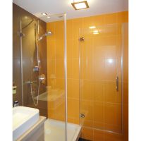 Душевое ограждение квадратное двухсегментное LUX SQUARE GK-001 GuteWetter