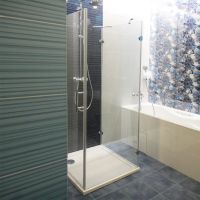 Душевое ограждение квадратное трехсегментное LUX SQUARE GK-003C GuteWetter