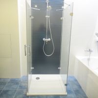 Душевое ограждение квадратное трехсегментное LUX SQUARE GK-003C GuteWetter