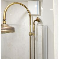 Дверь в душевую нишу одностворчатая распашная LUX DOOR GK-001 GuteWetter