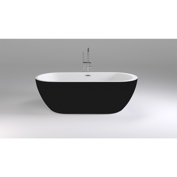 Акриловая ванна SB105 черная Swan Black & White
