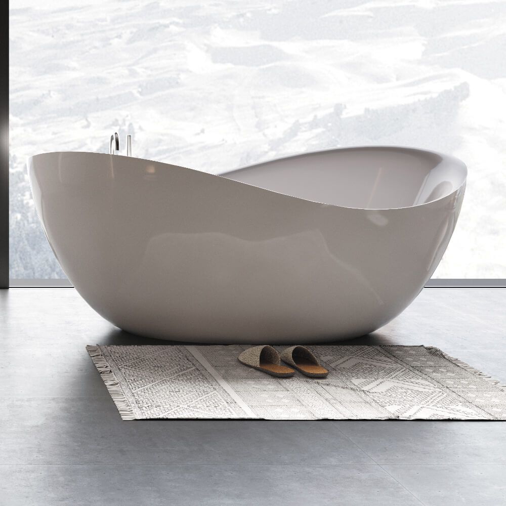 Акриловая ванна SB220 Swan Black & White