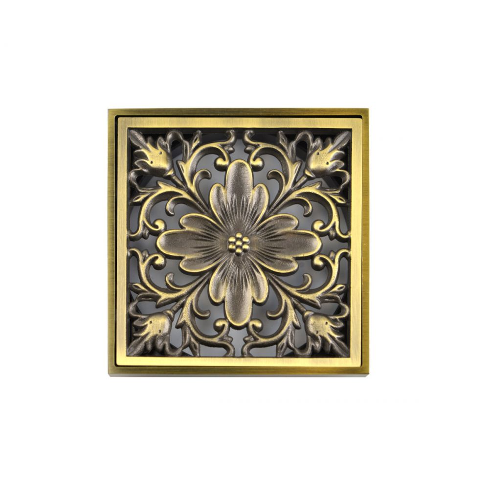 Решетка «Цветок» для трапа viega Bronze de Luxe 21975