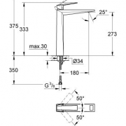 Смеситель для раковины Allure Brilliant GROHE