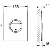 Панель смыва GROHE Nova Light