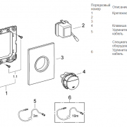 Панель смыва GROHE Nova Light