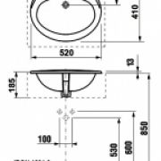 Раковина Ibon 52 Jika