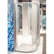 Душевое ограждение SHAPE ROUND GK-864B GuteWetter четверть круга раздвижное