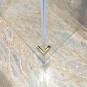 Душевое ограждение прямоугольное трехсегментное LUX RECTAN GK-103A GuteWetter