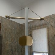 Душевое ограждение прямоугольное трехсегментное LUX RECTAN GK-103A GuteWetter