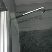Душевое ограждение прямоугольное двухсегментное LUX RECTAN GK-602 GuteWetter