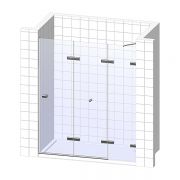 Дверь в душевую нишу трехсегментная TREND DOOR GK-863D GuteWetter