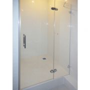 Дверь в душевую нишу двухсегментная распашная LUX DOOR GK-002A GuteWetter