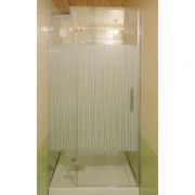 Дверь в душевую нишу двухсегментная распашная LUX DOOR GK-002A GuteWetter