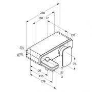Смеситель для ванны и душа DN 15 Kludi E2 494450575