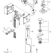 Электронный смеситель для раковины S-Size Allure F-digital Grohe
