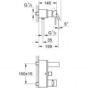 Смеситель однорычажный для ванны, DN 15 Allure Grohe