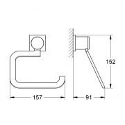Держатель бумаги Allure Grohe