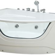 Угловая гидромассажная ванна GB5008 R/L Black&White