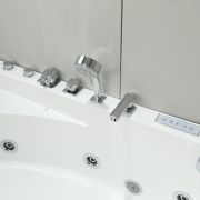 Угловая гидромассажная ванна GB5008 R/L Black&White