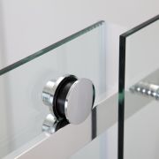 Душевое ограждение S202 Stellar Wind Black & White, 90х90 см