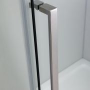 Душевое ограждение S301 Stellar Wind Black & White, 90 см