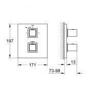 Термостат для ванны Grohtherm Cube Grohe