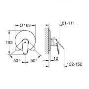 Смеситель однорычажный для душа Eurodisc Cosmopolitan Grohe