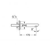 Излив для ванны Eurodisc Cosmopolitan Grohe