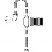 Соединительный гарнитур, DN 20 Talentofill Grohe 28 995 000