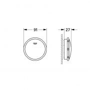 Сливной и переливной гарнитур Talento Grohe