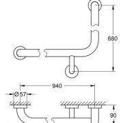 Ручка для ванной Essentials Grohe 40 797 001