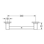 Ручка для ванной Essentials Cube Grohe