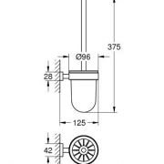 Tуалетный „ершик“ в комплекте Essentials Cube Grohe