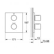 Термостат для душа Grohtherm 3000 Cosmopolitan Grohe 19 568 000