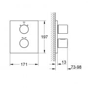 Термостат для ванны Grohtherm 3000 Cosmopolitan Grohe 19 567 000