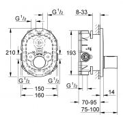 Центральный термостат Grohtherm 3000 Cosmopolitan Grohe